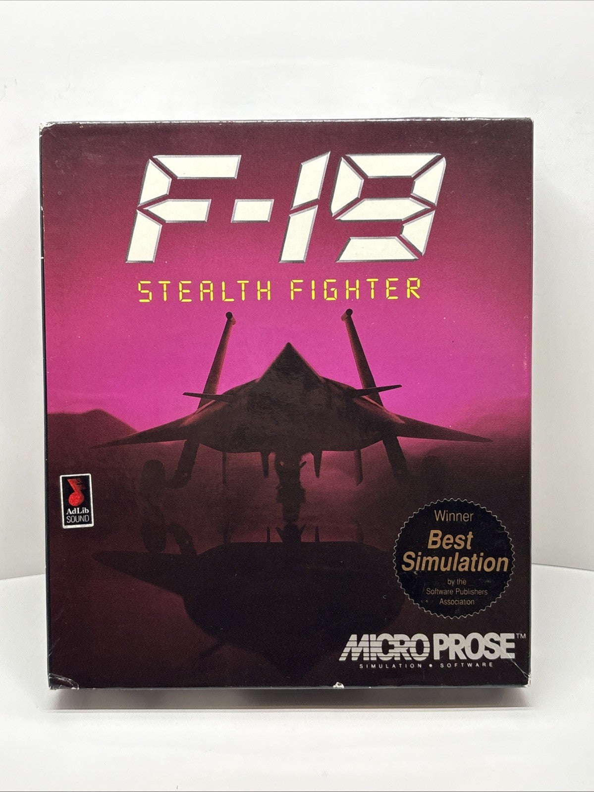 F-19 Stealth Fighter (Commodore Amiga, 1989)  - Complete