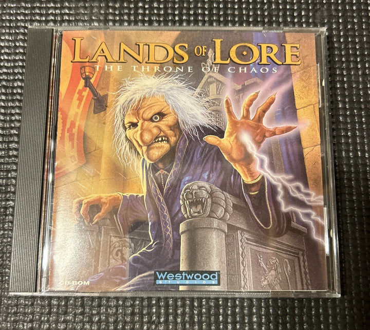 Lands of Lore The Throne of Chaos CD-ROM PC Game 1990s Vintage Video game