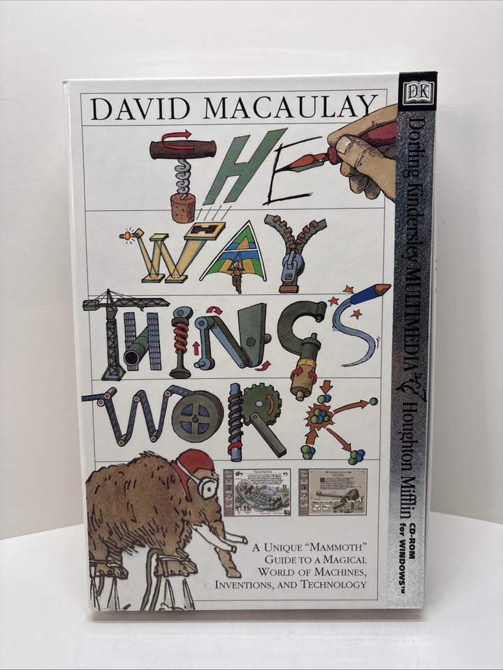 THE WAY THINGS WORK PC SOFTWARE Big Box David Macaulay 1994 cdrom