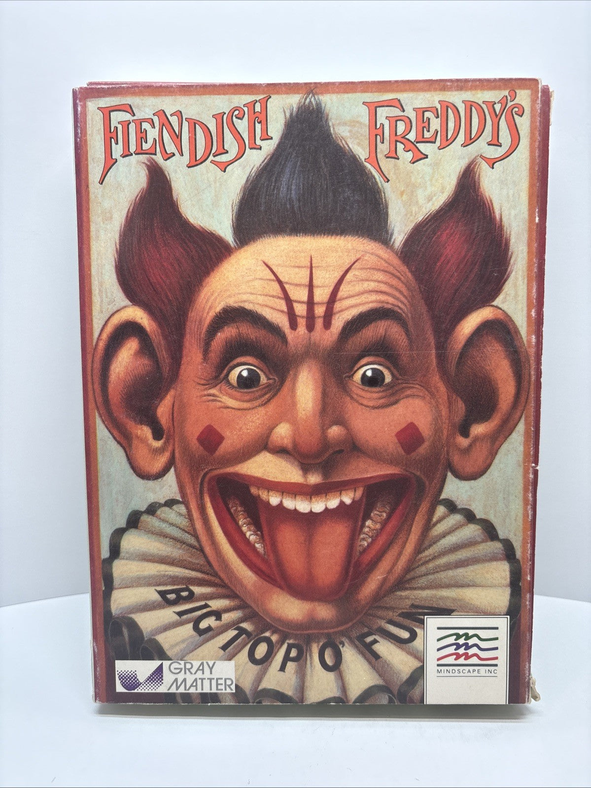Fiendish Freddy’s Big Top O’Fun (1989) By Mindscape - IBM PC - 5.25” Disks