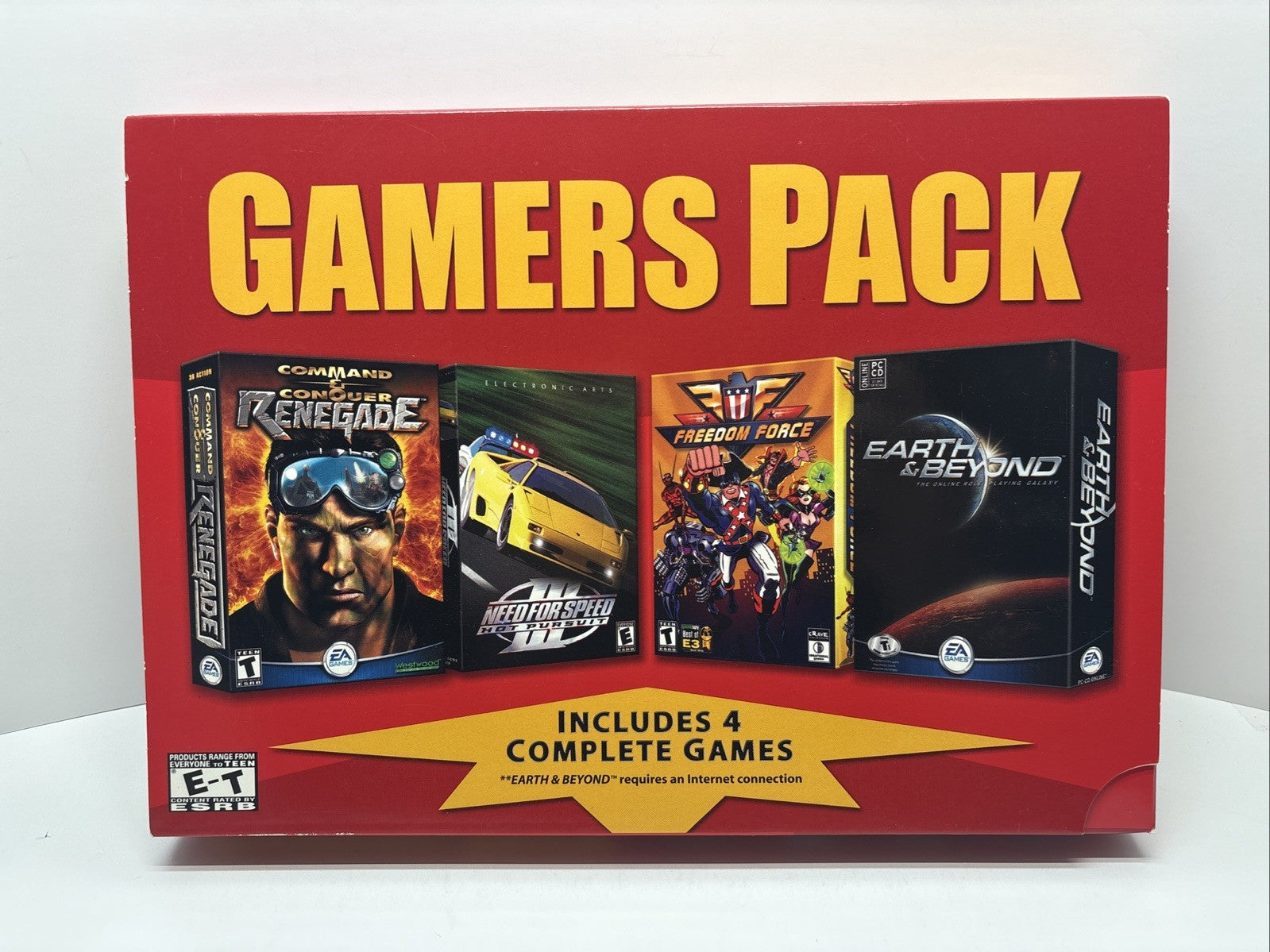 Gamers Pack PC Games - Renegade Need for Speed III Freedom Force - Missing Earth