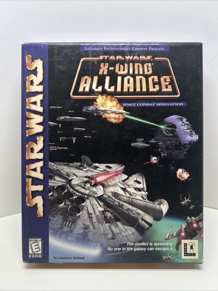 Star Wars: X-Wing Alliance Big Box PC Space Combat Game 1999 Complete