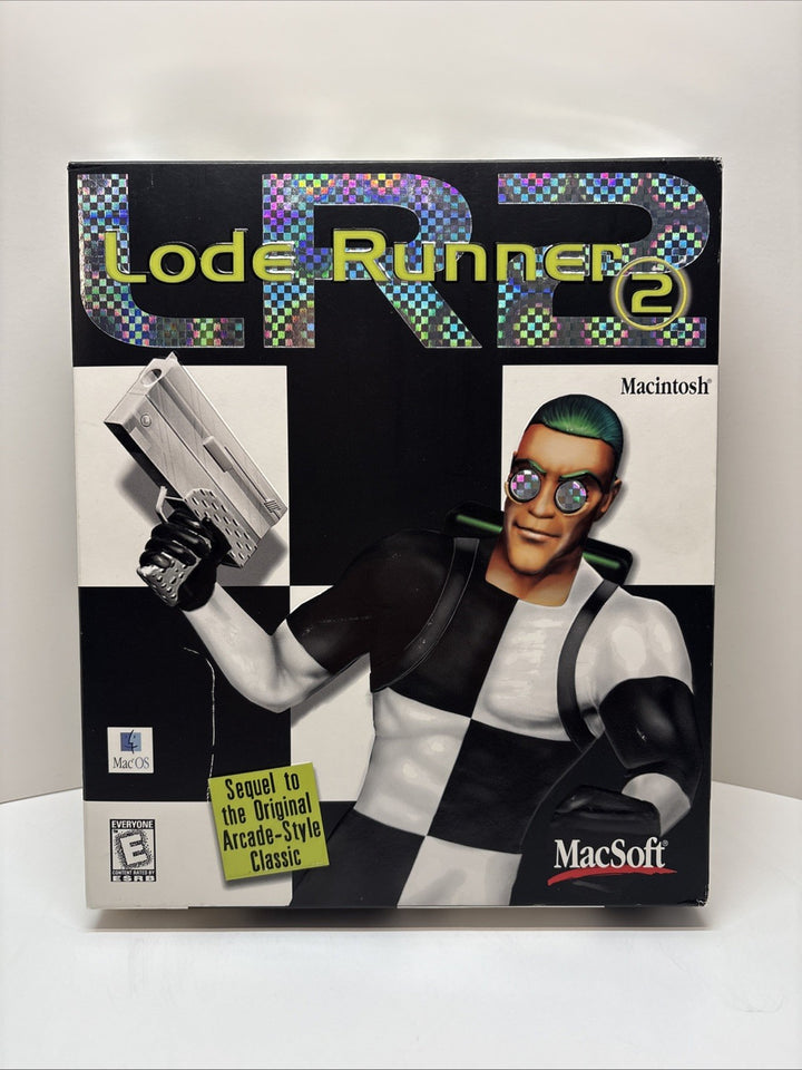 Lode Runner 2 Macintosh 1998 CD-Rom Vintage Game Software II Apple