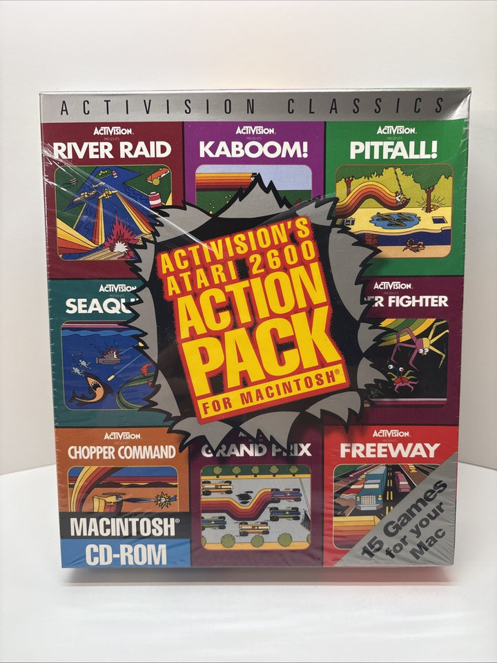 Activision’s Atari 2600 Action Pack 15 Games Mac Only - CDROM - Partial Seal