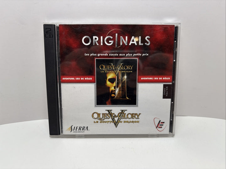 Quest For Glory Dragon Fire 5 V Game Sierra Originals - French Français