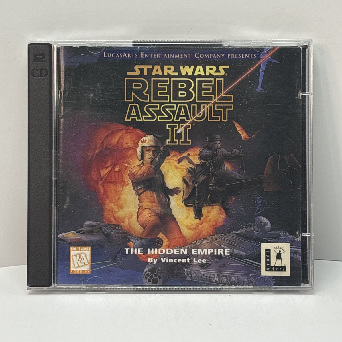 Star Wars Rebel Assault II: The Hidden Empire (PC, 1995) 2-Disc Game