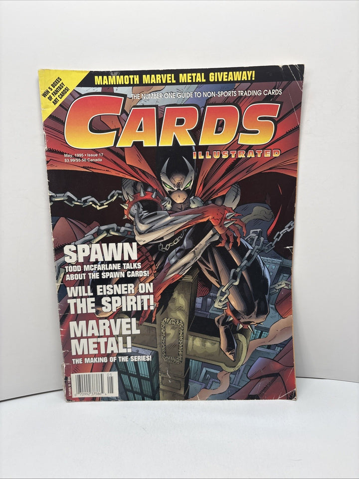 Cards Illustrated Magazine May 1995 Issue #17 Spawn (Damaged)