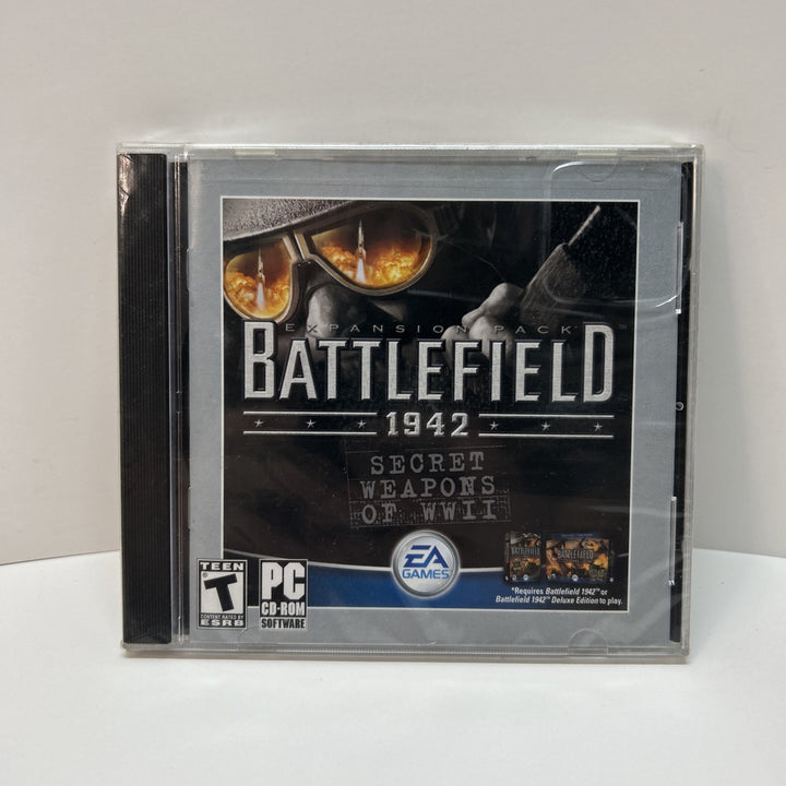 Battlefield 1942: Secret Weapons of WWII - PC Game, 2003 - Sealed Jewel Case