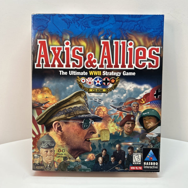 Axis & Allies (PC, 1998) Big Box WWII Strategy Game Windows 95/98 Complete - NA