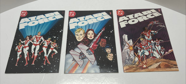 Atari 2600 Atari Force Mini Comics #1–3 (DC, 1982) Promo – Like New