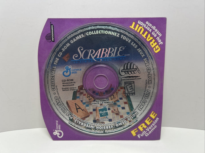 GENERAL MILLS PROMO SCRABBLE COMPUTER CD