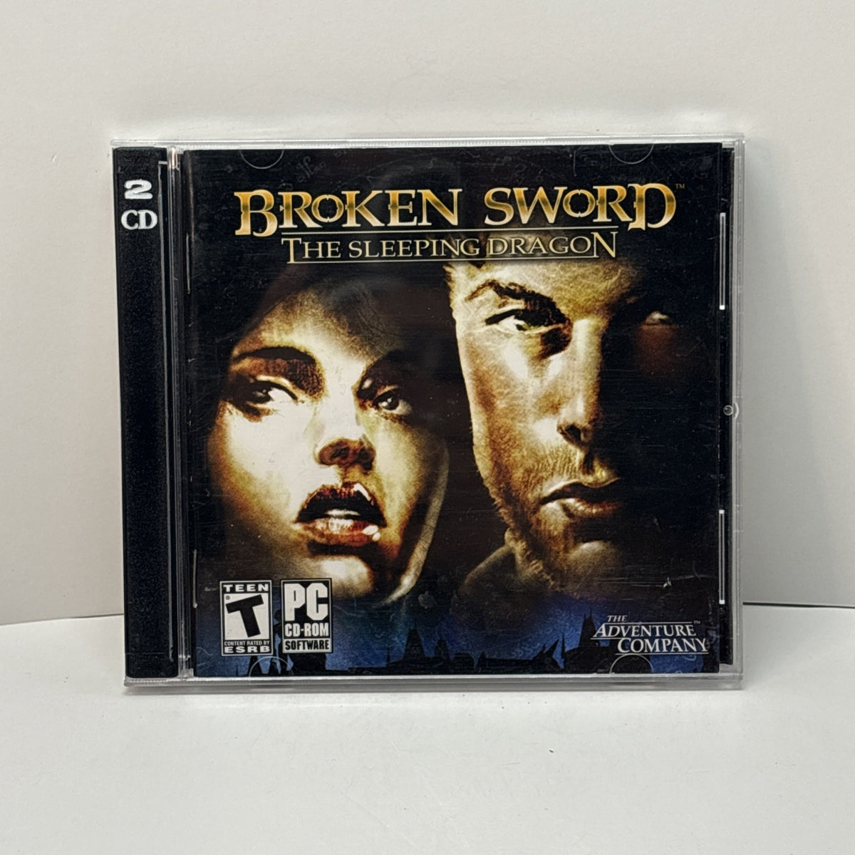 Broken Sword The Sleeping Dragon PC Video Game Adventure 2 CD