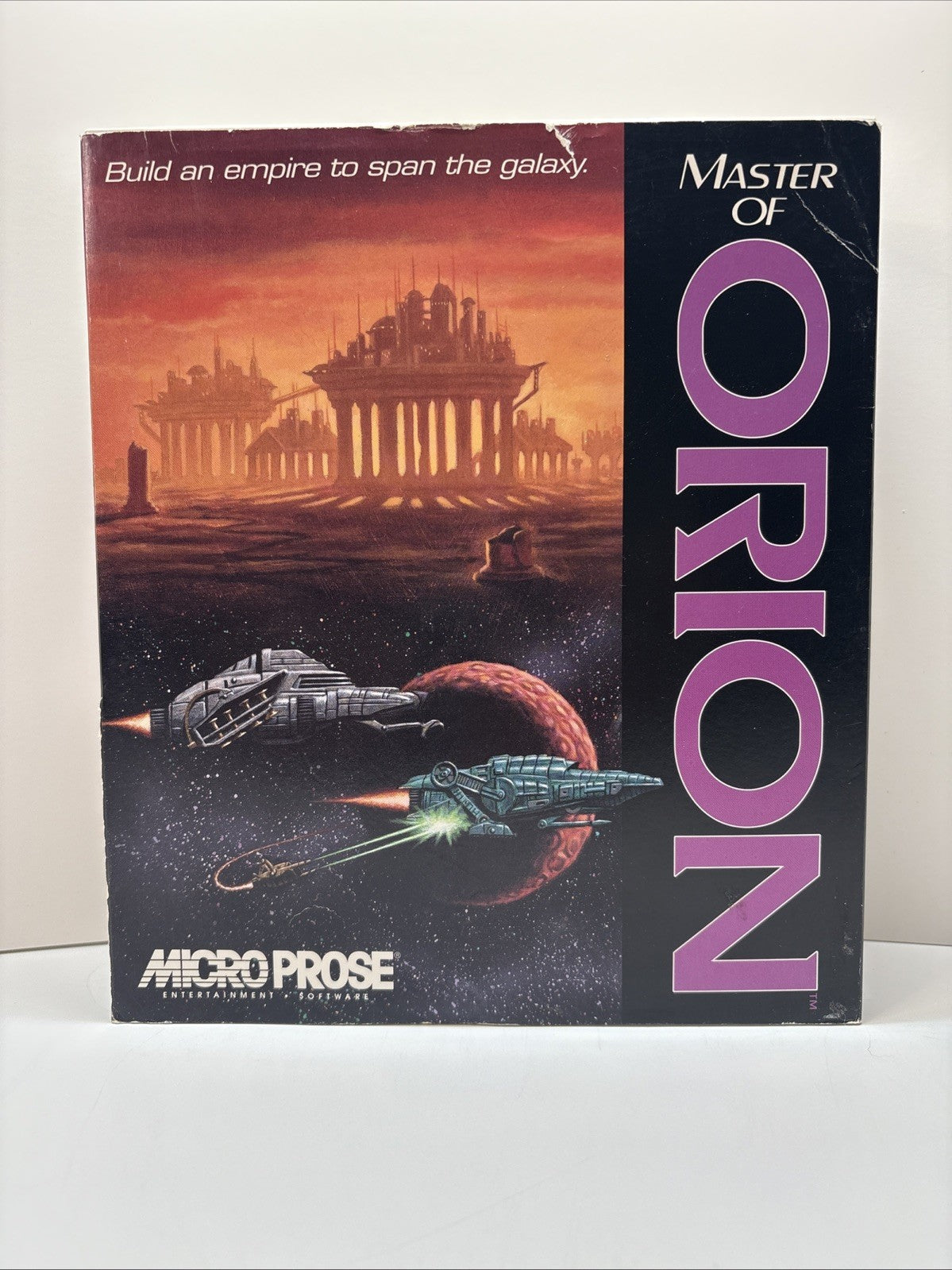 Master of Orion (1993) Big Box PC 3.5" disks - CIB -With Bonus Strategy Guide