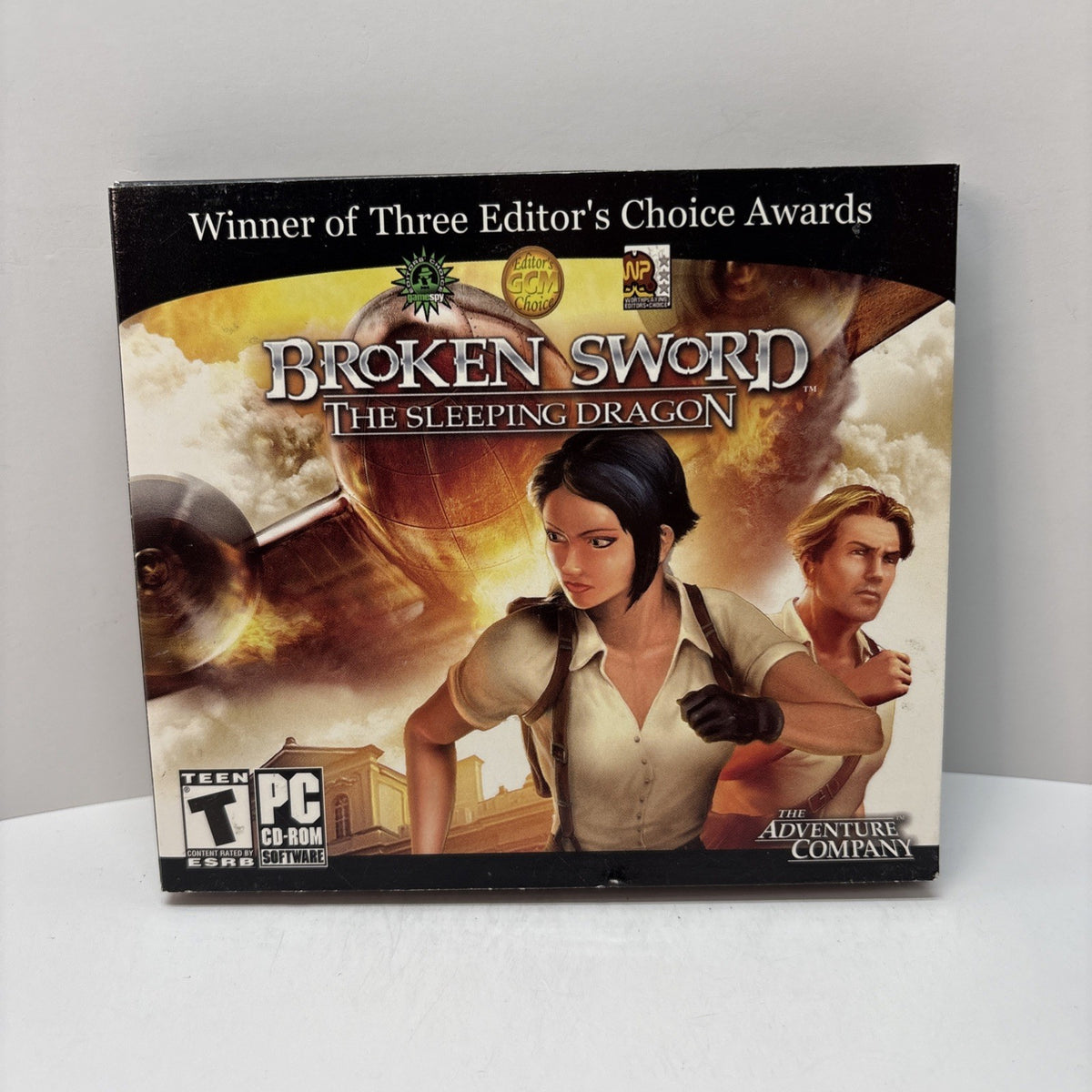 Broken Sword The Sleeping Dragon PC 2 CDROM Adventure Company Jewel Case 2003