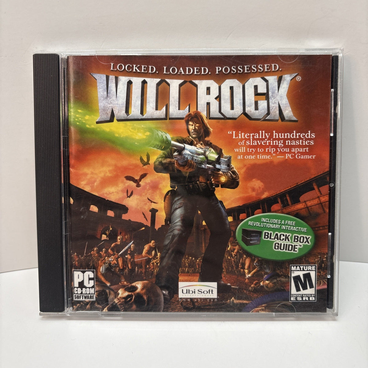 Will Rock Computer PC CD-ROM FPV Shooter Video Game Ubisoft Vintage 2003