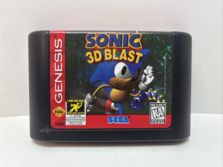 Sonic 3D Blast - (Sega Genesis, 1996) Tested