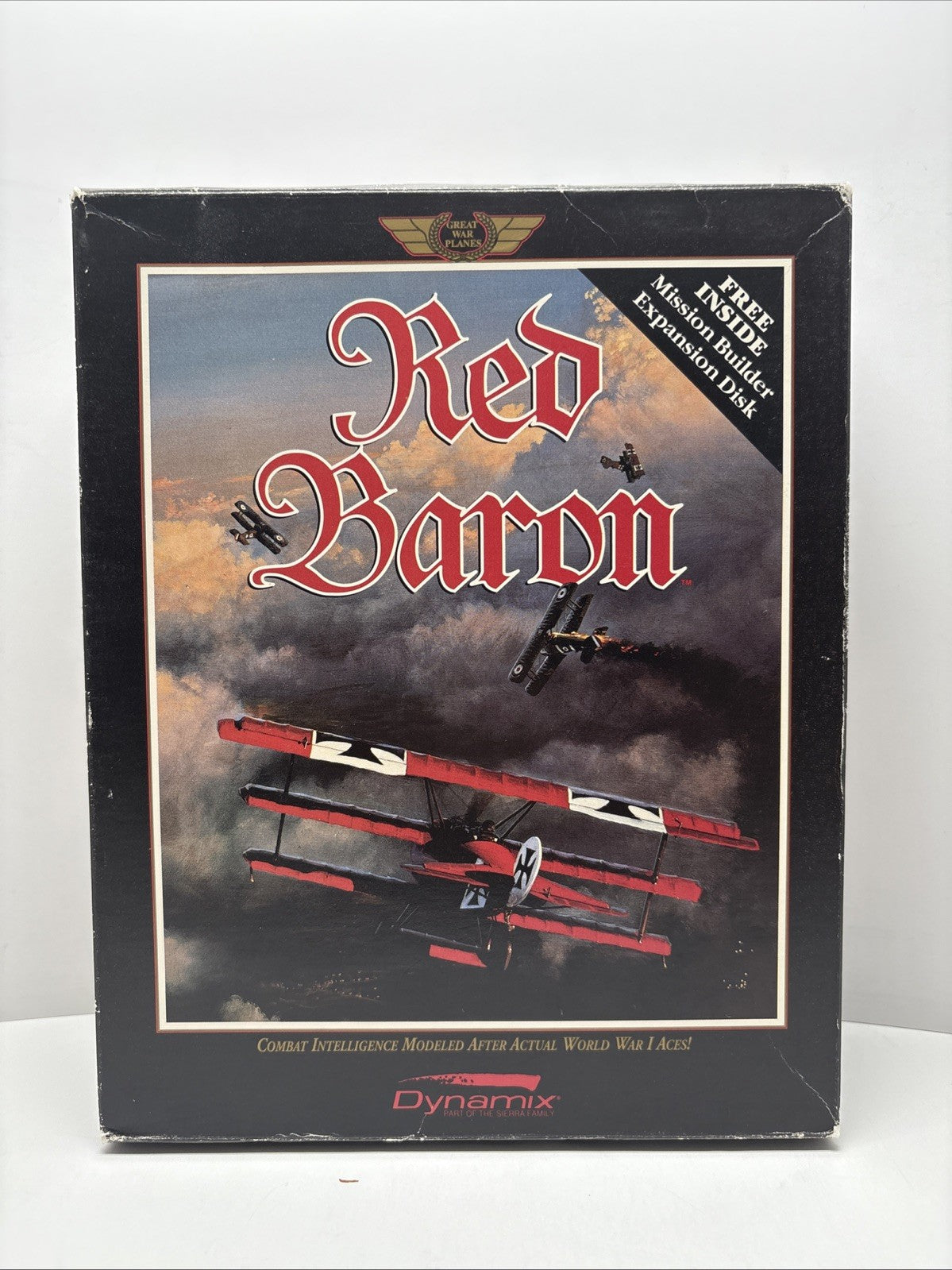 Red Baron (1990) - BIG BOX - PC DOS 3.5 Floppy Disks