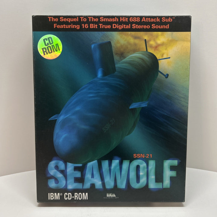 Seawolf SSN-21 (PC, 1994) IBM Cd Rom Big Box Original Authentic