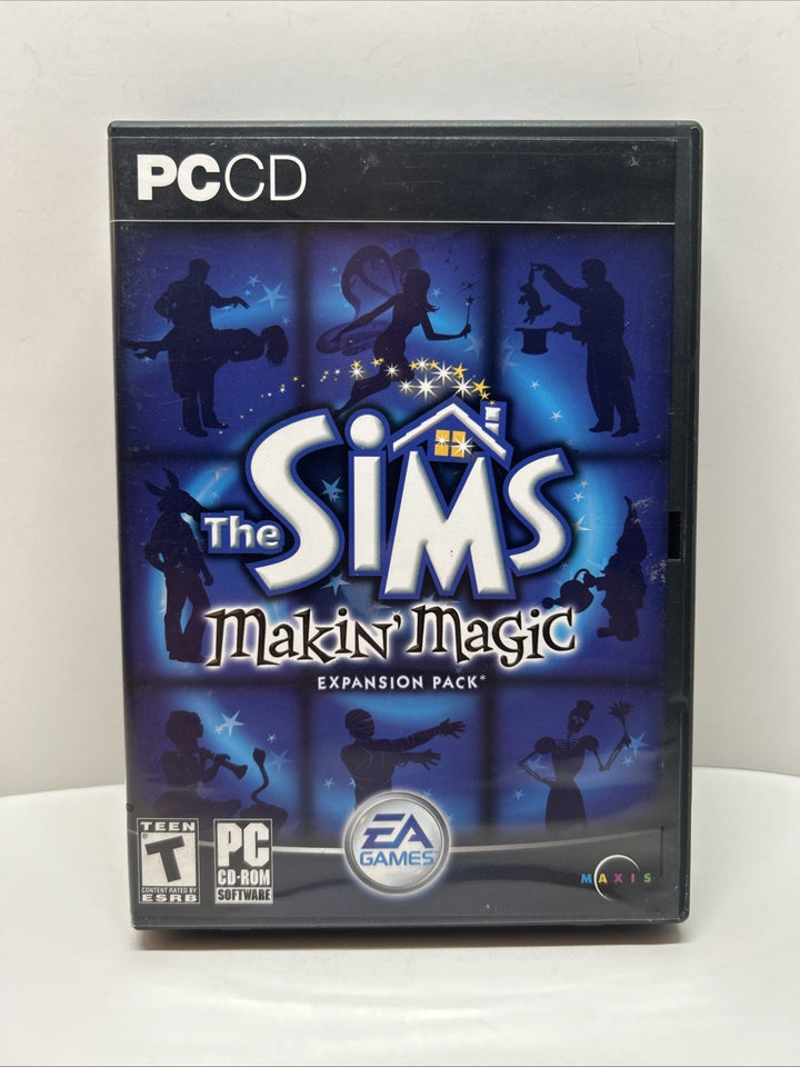 The Sims Makin Magic Expansion Pack 2003 PC 2 CD-ROM Game CIB