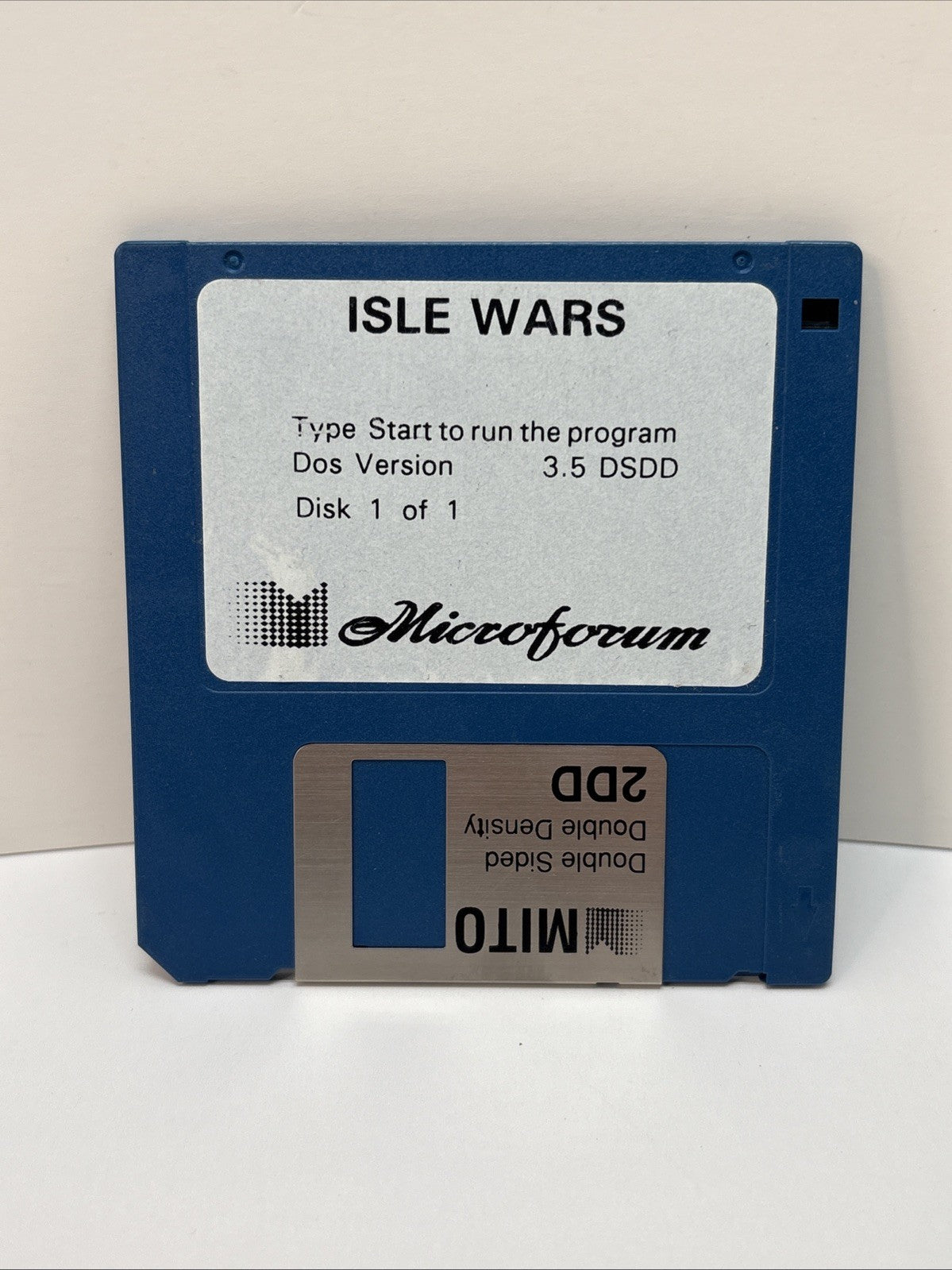 Isle Wars (PC DOS) Vintage 3.5” Floppy Disk Microforum DSDD