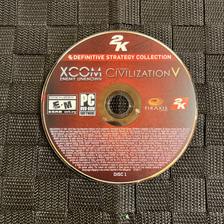 2K Definitive Strategy Collection (PC) XCOM Enemy Unknown & Civ V – Disc 1 Only
