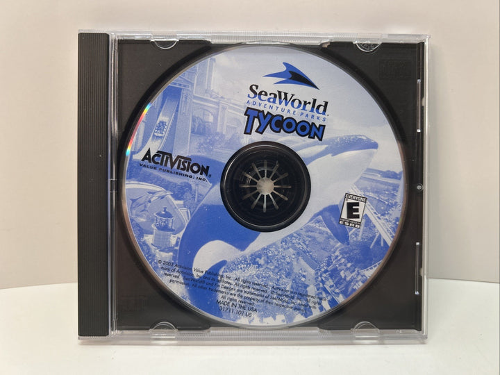 SeaWorld Adventure Parks Tycoon and Tycoon 3D PC 2004 Activision