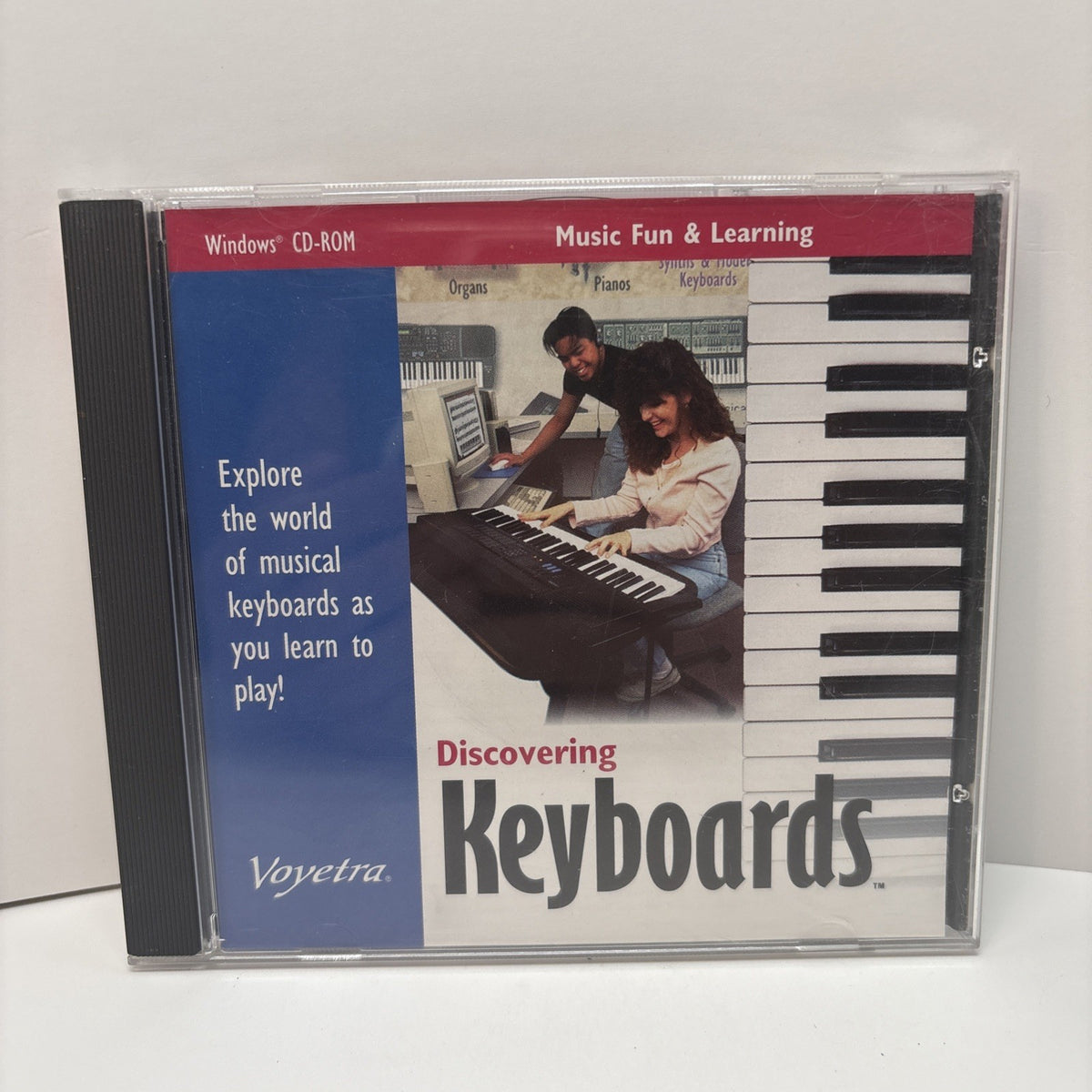 Discovering Keyboards PC CD learn music MIDI synthesizer songs creation program!