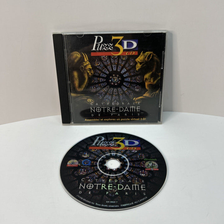 Puzz 3D CD NOTRE DAME CATHEDRAL by Wrebbit PC Game CD-ROM Adventure