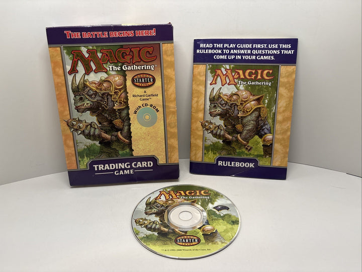 Magic The Gathering Starter Deck With CD-ROM Set 2000 - Box, Manual & Disc Only