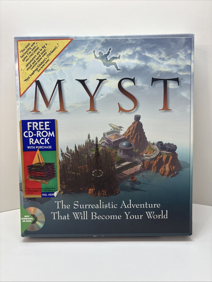 Myst (1993) - PC CD-ROM - Complete In Big Box - CIB