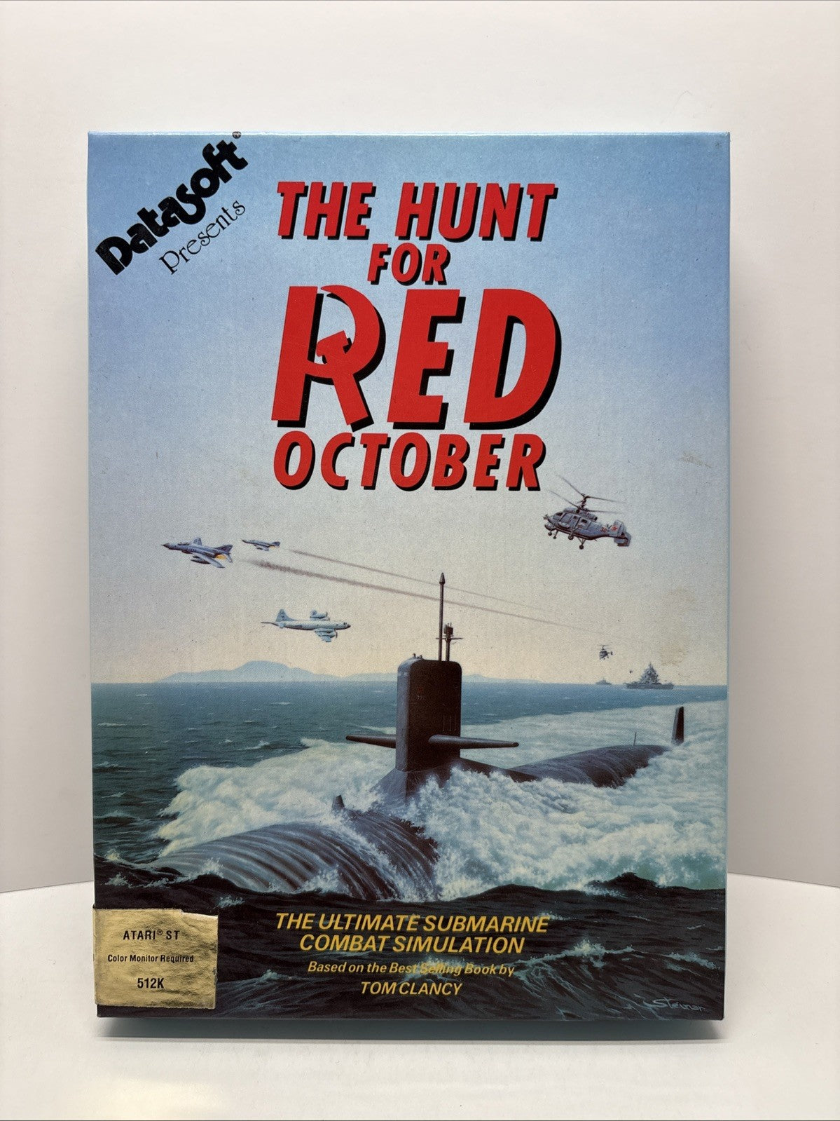 The Hunt For Red October (1984) Atari ST Datasoft - Complete - Tom Clancy