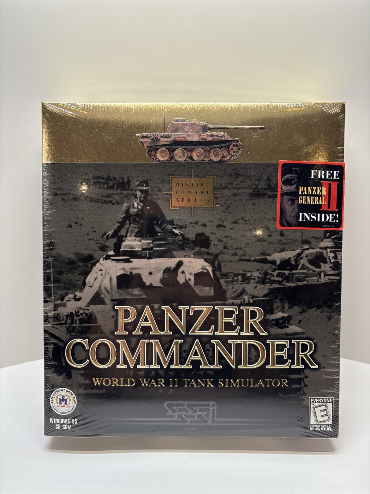 Panzer Commander Big Box PC CD-ROM NEW Sealed FREE Panzer General Inside SSI