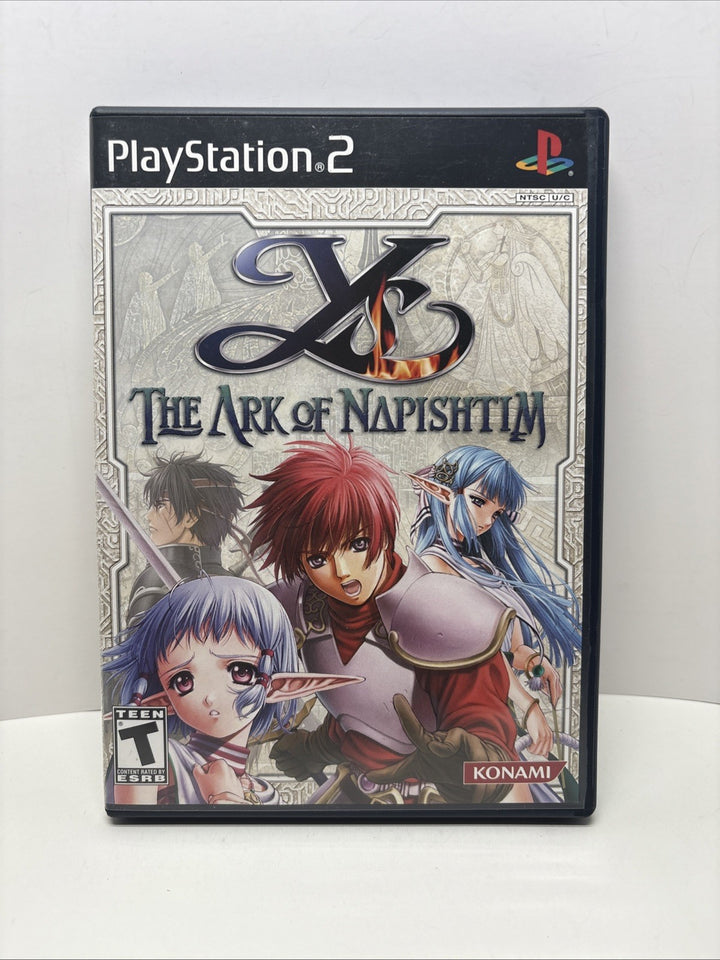Ys: The Ark of Napishtim (Sony PlayStation 2, 2005) - CIB & TESTED