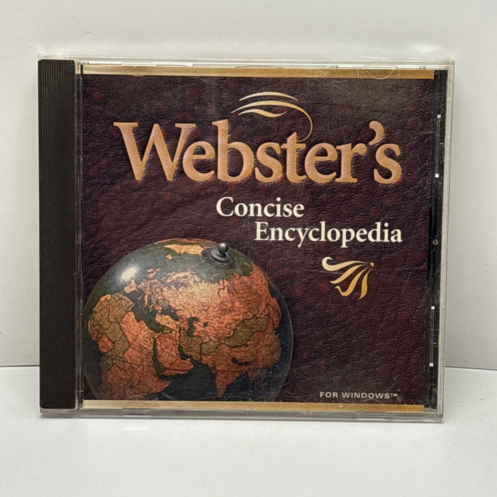 Webster's Concise Encyclopedia PC CD-ROM 1996 Windows 95/3.1