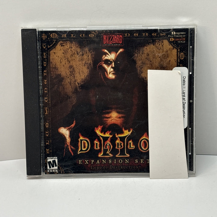 Diablo 2 II Lord Of Destruction Expansion Set (2001) PC Windows CD-ROM
