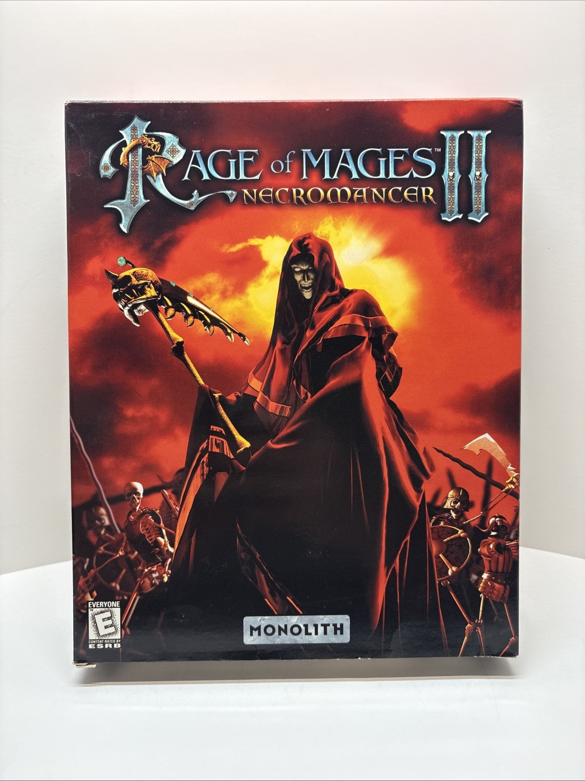 Rage of Mages II: Necromancer 1999 Big Box Game And Manual