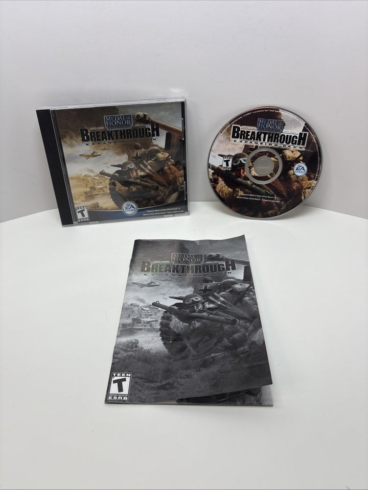 Medal of Honor: Allied Assault - Breakthrough Expansion Pack (PC, 2002) Complete