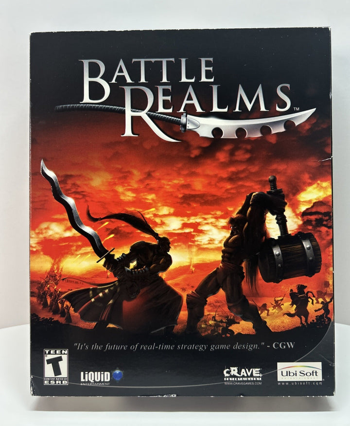 Battle Realm, Big Box PC Game. Gatefold Edition, Win 98, Crave/liquid