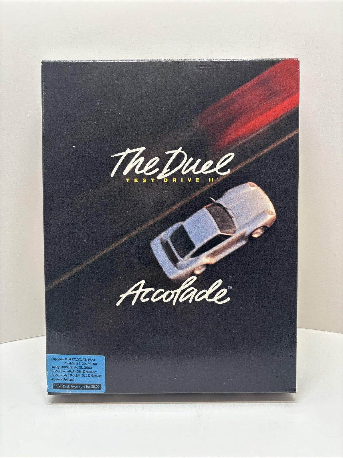 The Duel: Test Drive II (IBM PC & Tandy - 1989) Big Box 5.25" Floppy