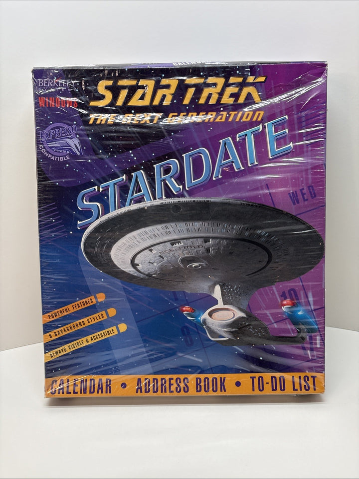 Star Trek The Next Generation Stardate (1994, PC, Windows) Big Box