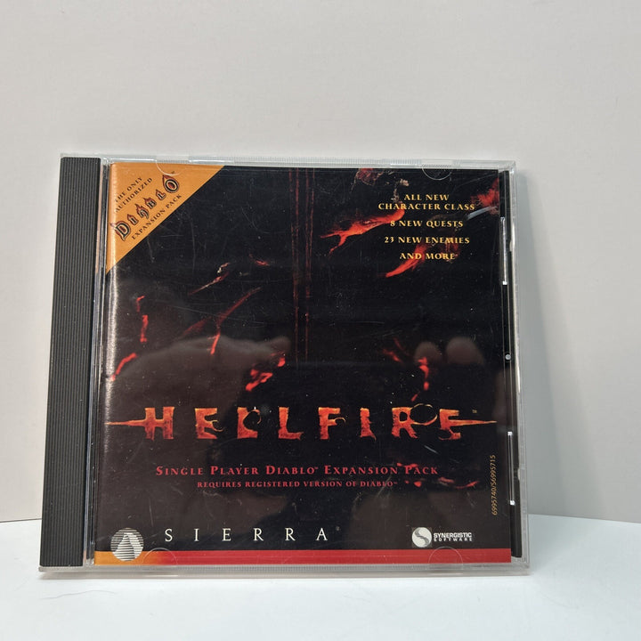 Diablo Hellfire Expansion Set - Disc In Jewel Case (PC CD-ROM) Blizzard Sierra