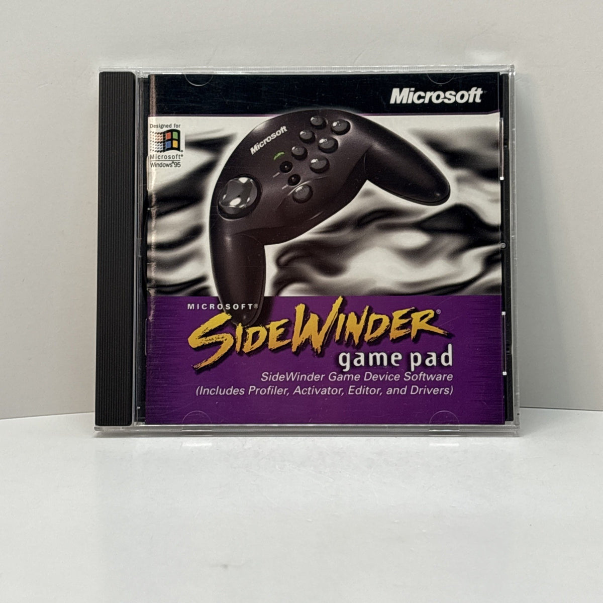 Microsoft Sidewinder Game Pad Game Device Software Windows 95 (1997) PC CD-ROM