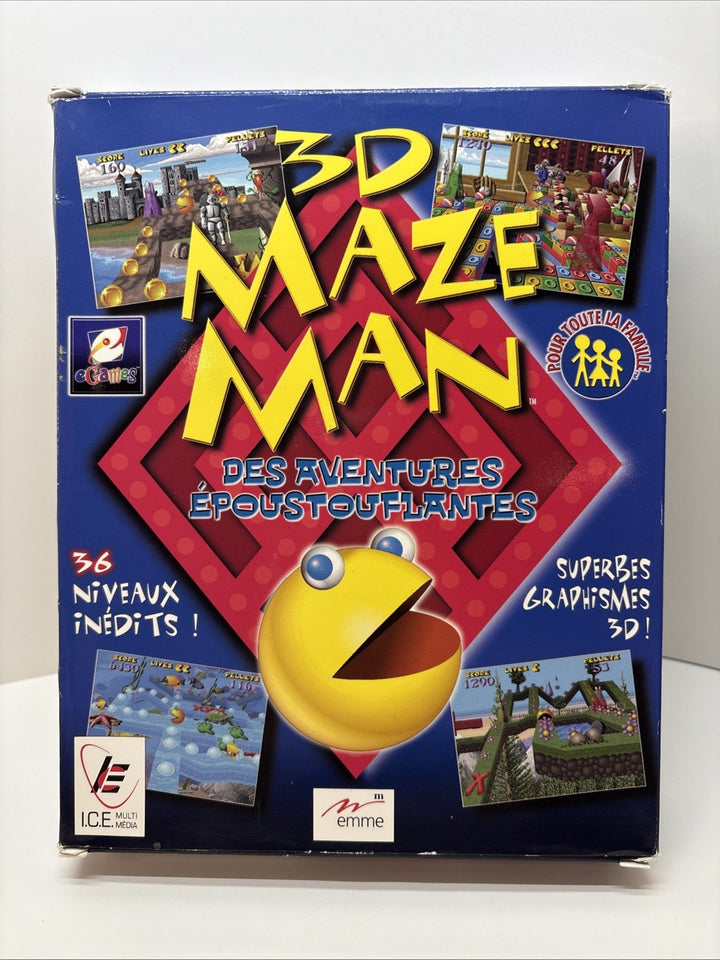 3D Maze Man PC FR Big Box