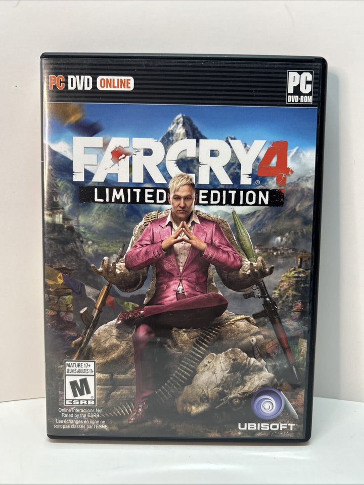 Far Cry 4 Limited Edition Online PC Game 2014 Ubisoft Mature