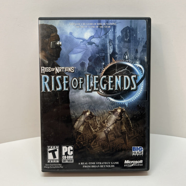 Rise of Nations: Rise of Legends (PC, 2006) 4 Disc Set