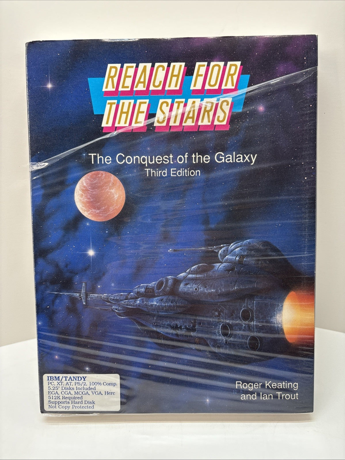 Reach for the Stars Third Edition (PC) – Strategy – SSG 1987 – Complete in Box