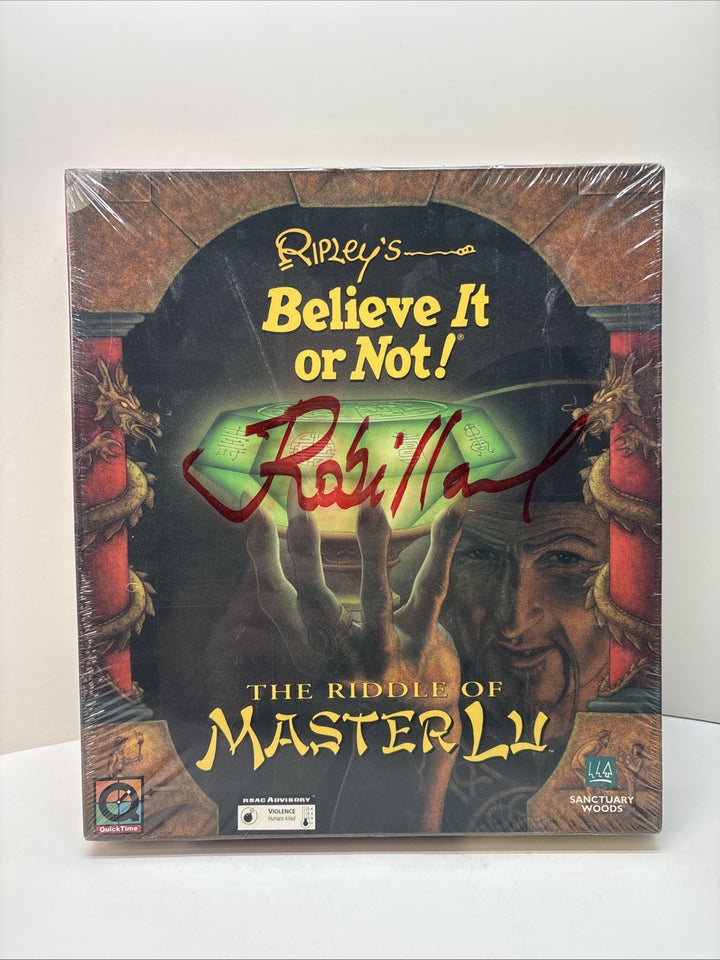 Ridley’s Believe It Or Not The Riddle Of Master Lu, Sealed & Signed By Designer