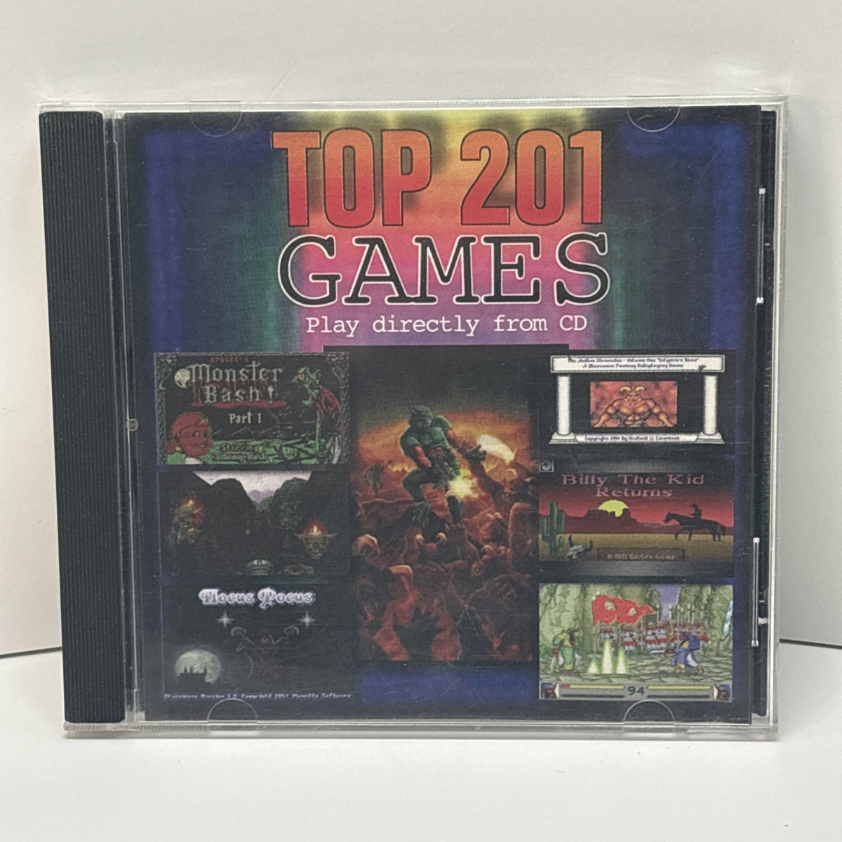 Top 201 Games (1995) - PC CD-ROM - Shareware Compilation