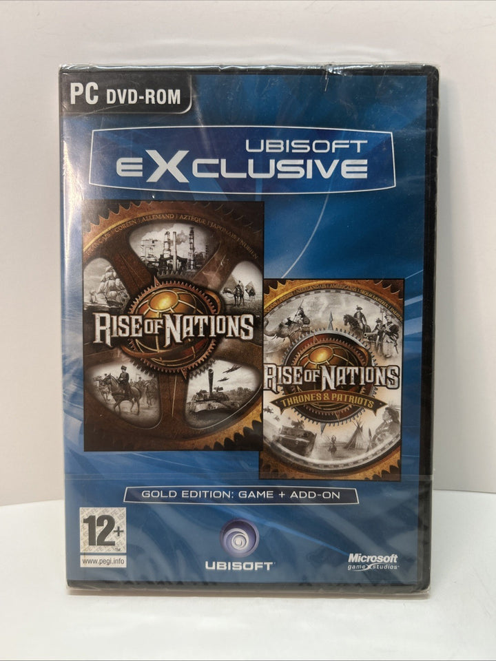 Rise Of Nations Gold Edition Ubisoft Exclusive Netherlands Version (PC, 2003) CI