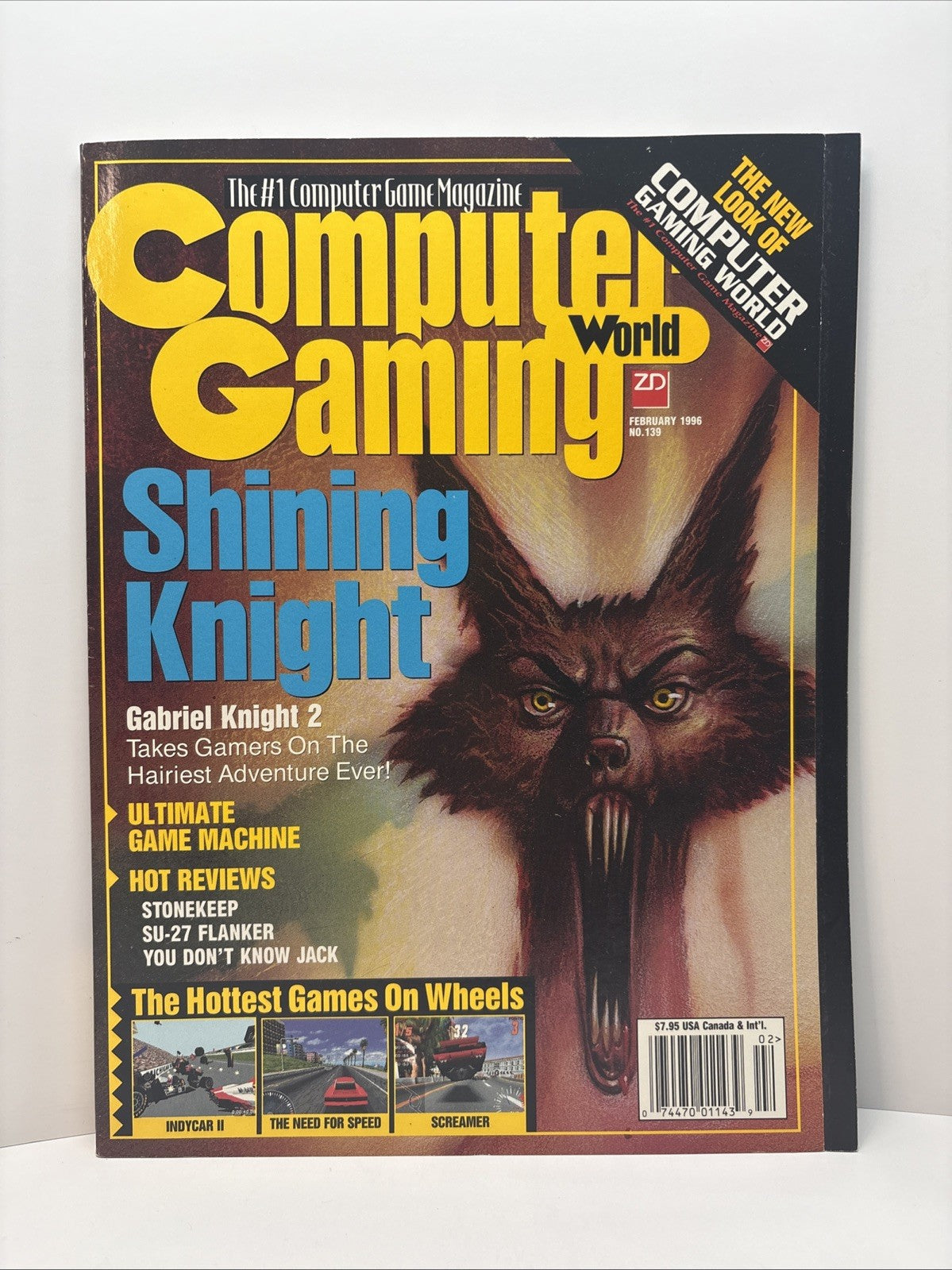 COMPUTER GAMING WORLD magazine February 1996 No 139 - Shining Knight